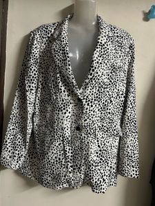 Dalmatian Print Blazer