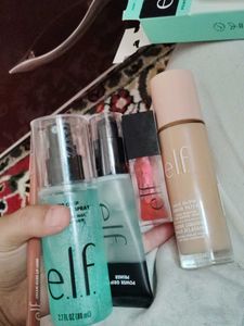 Elf Makeup Set - Primer, Setting Spray &amp; Lip Liner