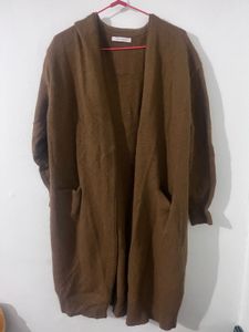 Cozy Brown Cardigan with Pockets