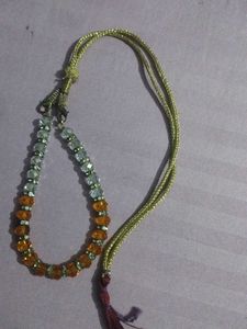 Beaded Necklace with Crystal Accents