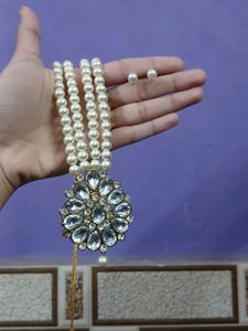 Long Pearl Kundan Mala
