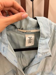 H&amp;M Denim Shirt Dress