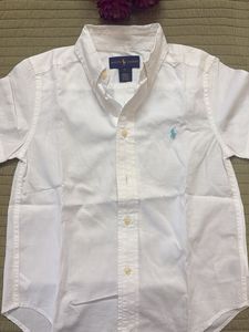 Classic Ralph Lauren White Button-Down Shirt