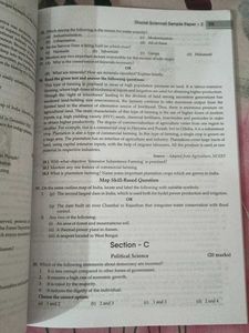 CBSE Class 10 Social Science Sample Papers 2026