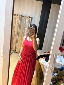 Vibrant Red Maxi Dress❤️🎀