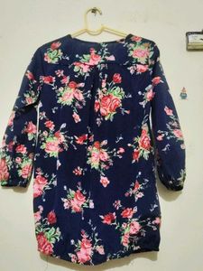 Floral Print Long Sleeve Top