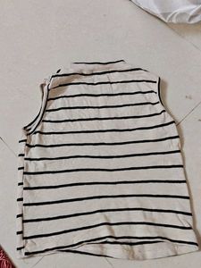 Striped Sleeveless Top