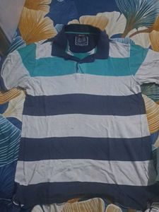 Striped Polo T-Shirt