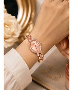 SHIVILEX Rose Gold Crystal Watch
