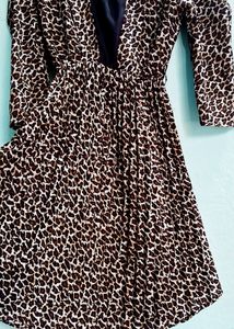 A.line Dress Tiger Print