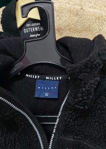 Black Fleece Hoodie Jacket