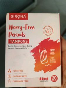 Sirona Tampons - Worry-Free Periods