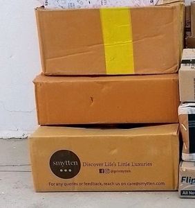 Pack 4 Delivery Bags20 &amp; box 3 &amp; बबल सीट15 Met