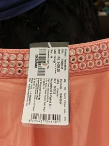Peach Embellished Dress