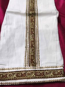 White Ethnic  women's salwaar