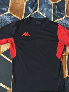 Kappa Men's Black & Red T-Shirt