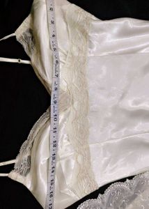 Vintage Satin Lace Slip Dress with brief 👍