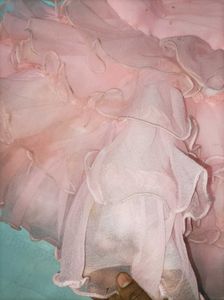pink gown
