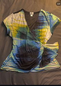 Bohemian Wrap-Style Top