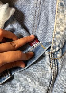 Light Wash Cargo Jeans