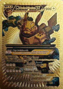 Mega Mecha Pikachu EX Gold Card