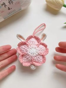 Handmade Crochet Flower Charm