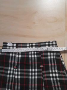 Classic Plaid Pleated Mini Skirt
