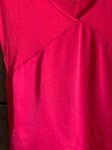 Mango V-Neck Cap Sleeve Top
