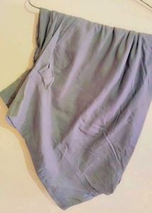 grey printed kurta set with duppata