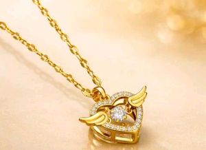 Angel Heart Pendant Necklace