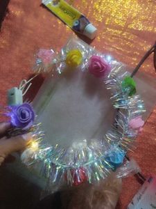 Romantic Couple Showpiece with Lights &amp; flower tiy