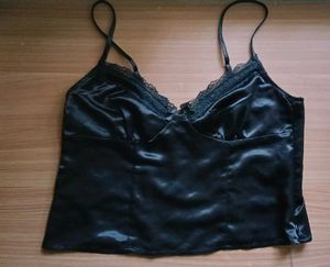 Black Lace Cami Top