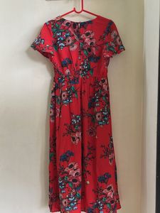 Floral Wrap Dress