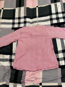 Size (L)Classic Red &amp; White Striped Top