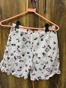 Cute Printed Pajama Shorts