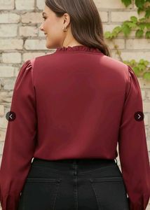 Chic Burgundy Blouse