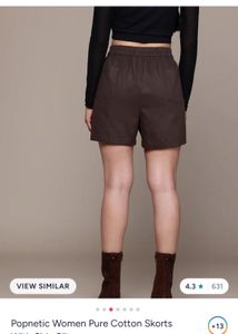 Stylish Brown Skort