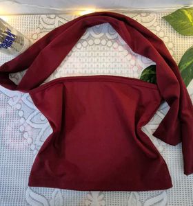 Stylish Maroon Tube Top