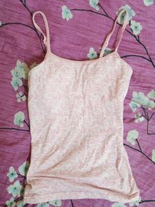 Cute Pink Patterned Camisole