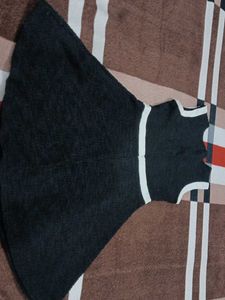 Fit &amp; Flare Black Dress