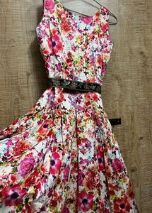 Floral Long Gown/ Dress