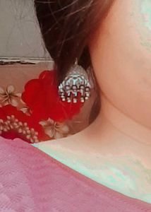 Stylish Oxidized Jhumka Earrings