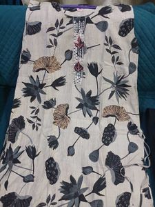 Floral Print Kurta 3xl,4xl,5xl