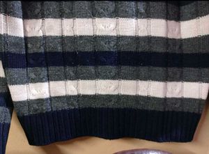 Unisex Classic Striped Winter Knit Sweater