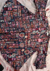 Bohemian Print top girl