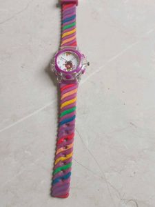 Kids Rainbow Striped Watch