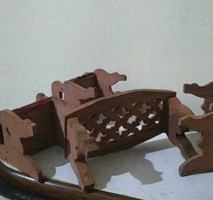 Vintage Miniature Dollhouse Furniture Set