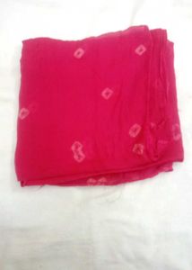 Pink Bandhani Dupatta