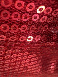 Sparkling Red Sequin Fabric