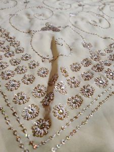 handwork embroidery saree with blouse